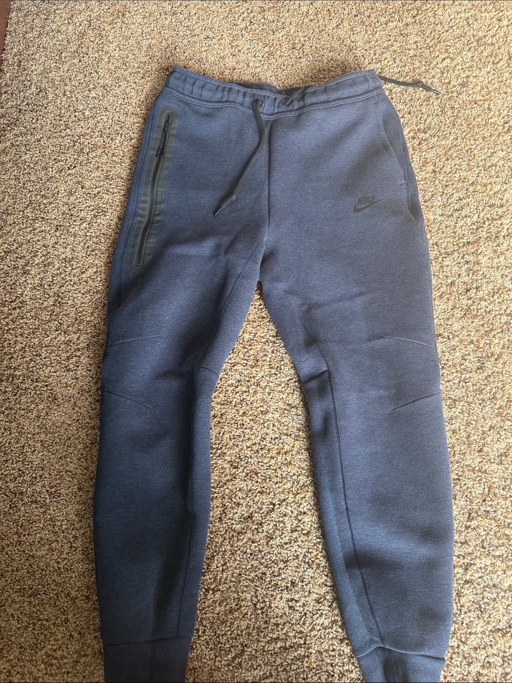 Mens Nike Tech Fleece Navy Jogger Sweatpants